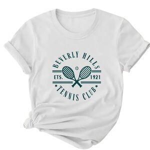 Beverly Hills Tennis Club Tshirt, Medium